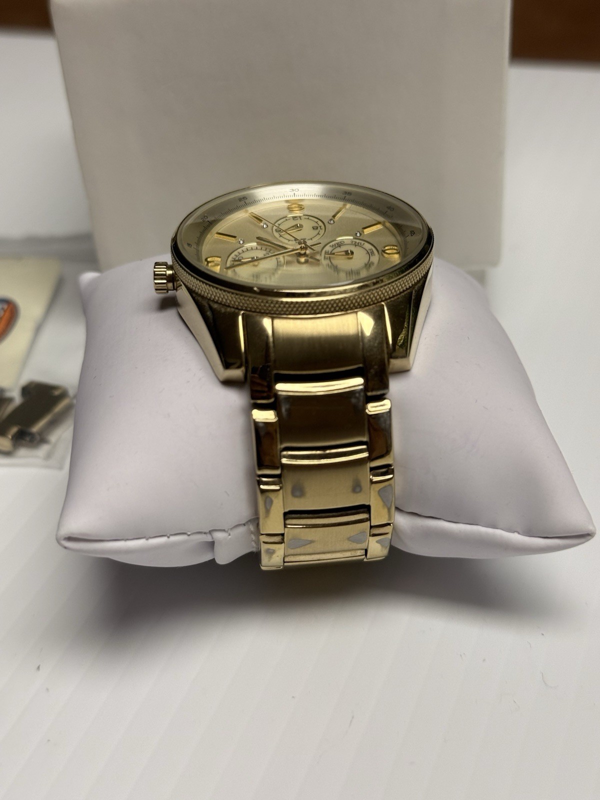Fossil BQ1071 Gold Tone Multifunction Women’s Watch Day Date 24H