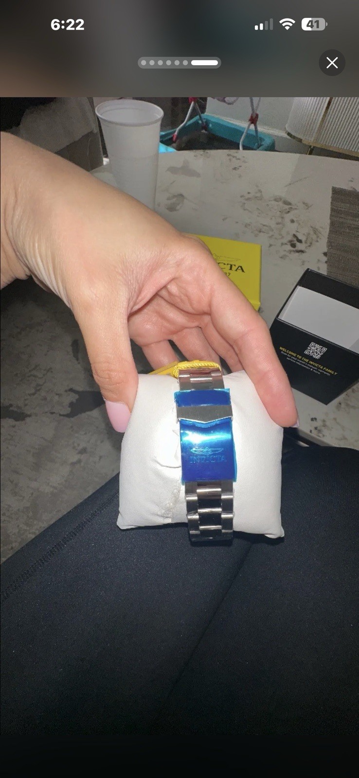 Invicta Pro Diver Quartz Watch 43mm Blue Dial Pepsi Bezel