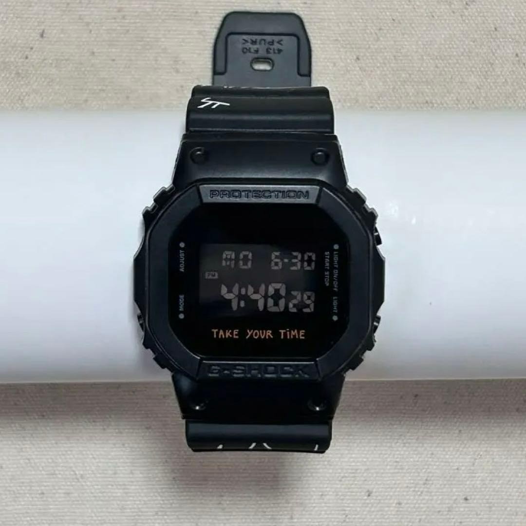 Casio ‎G-Shock × Javier Calleja DW-5600VT Black Watch NoBox Excellent Japan t66