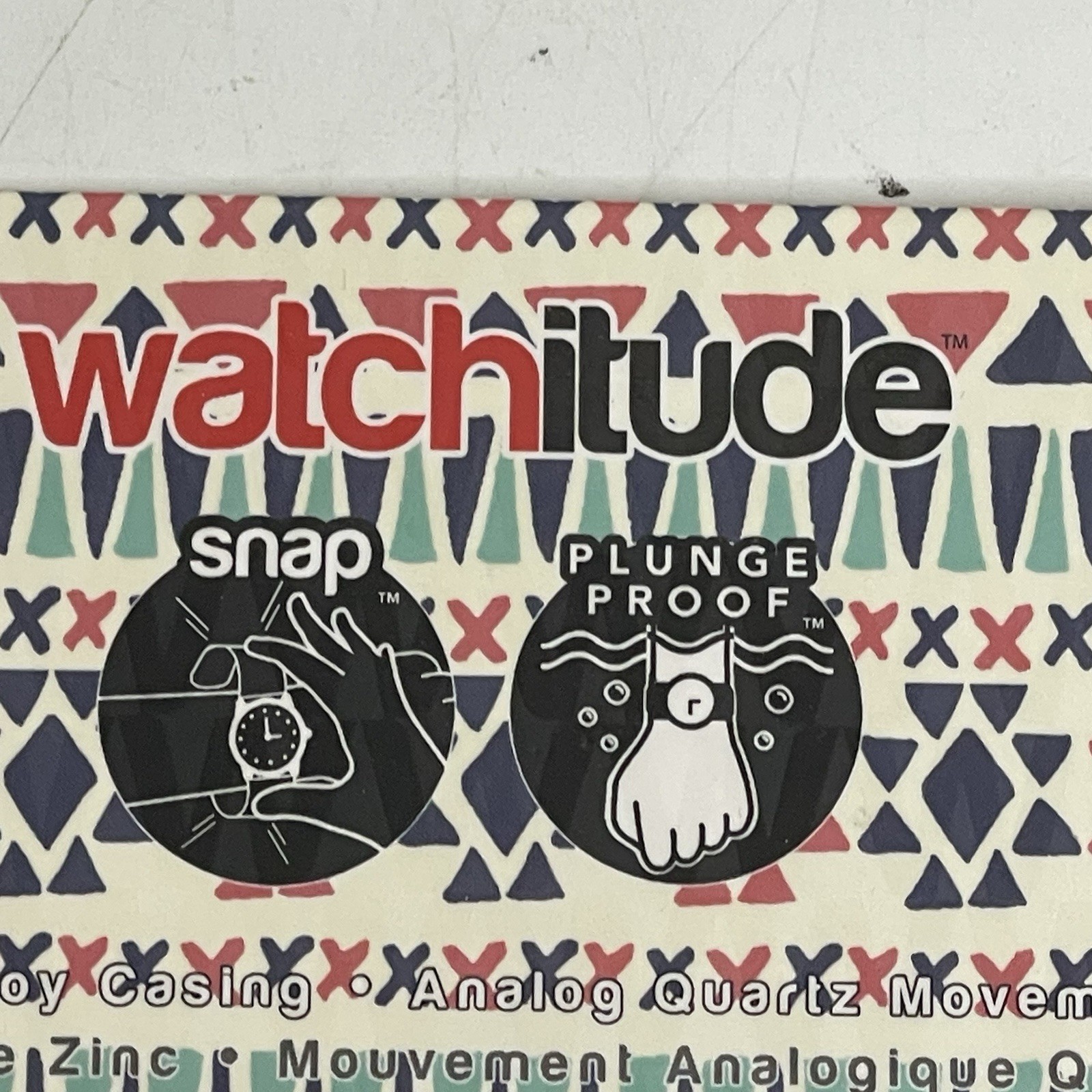 Snap Watchitude Watch, 💯 Authentic #611 Tribal Limited Edition New.
