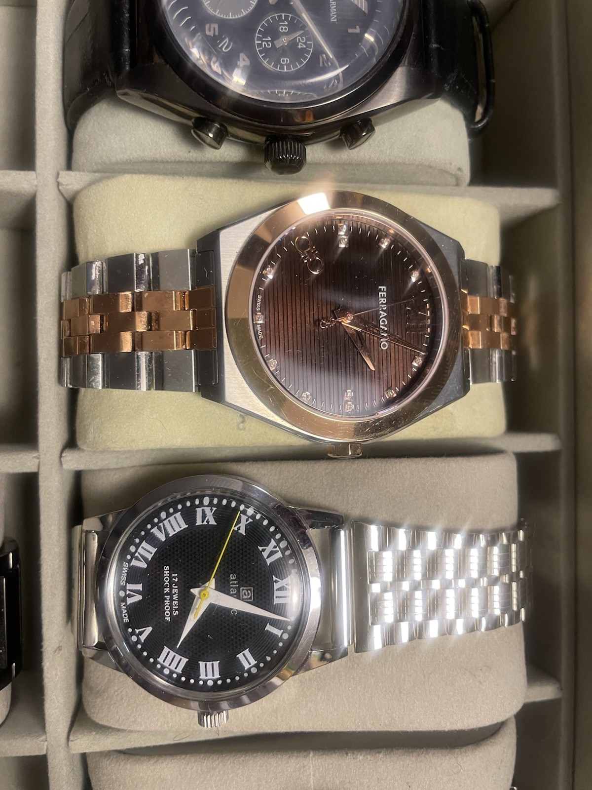 GUESS AND KENNETHCOLE watches for men used buy now