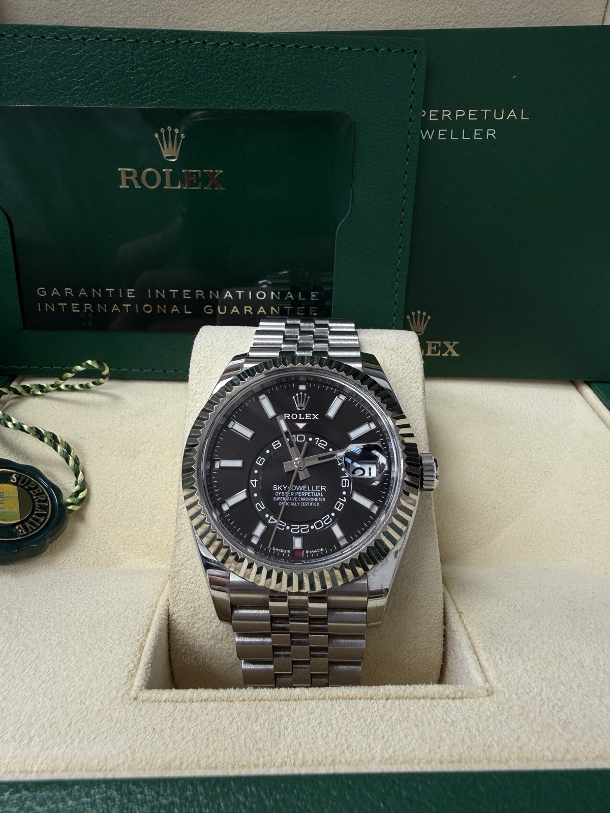 2023 Rolex SkyDweller Black Dial 336934 JUBILEE! FULL SET! MINT! NEWEST REF!