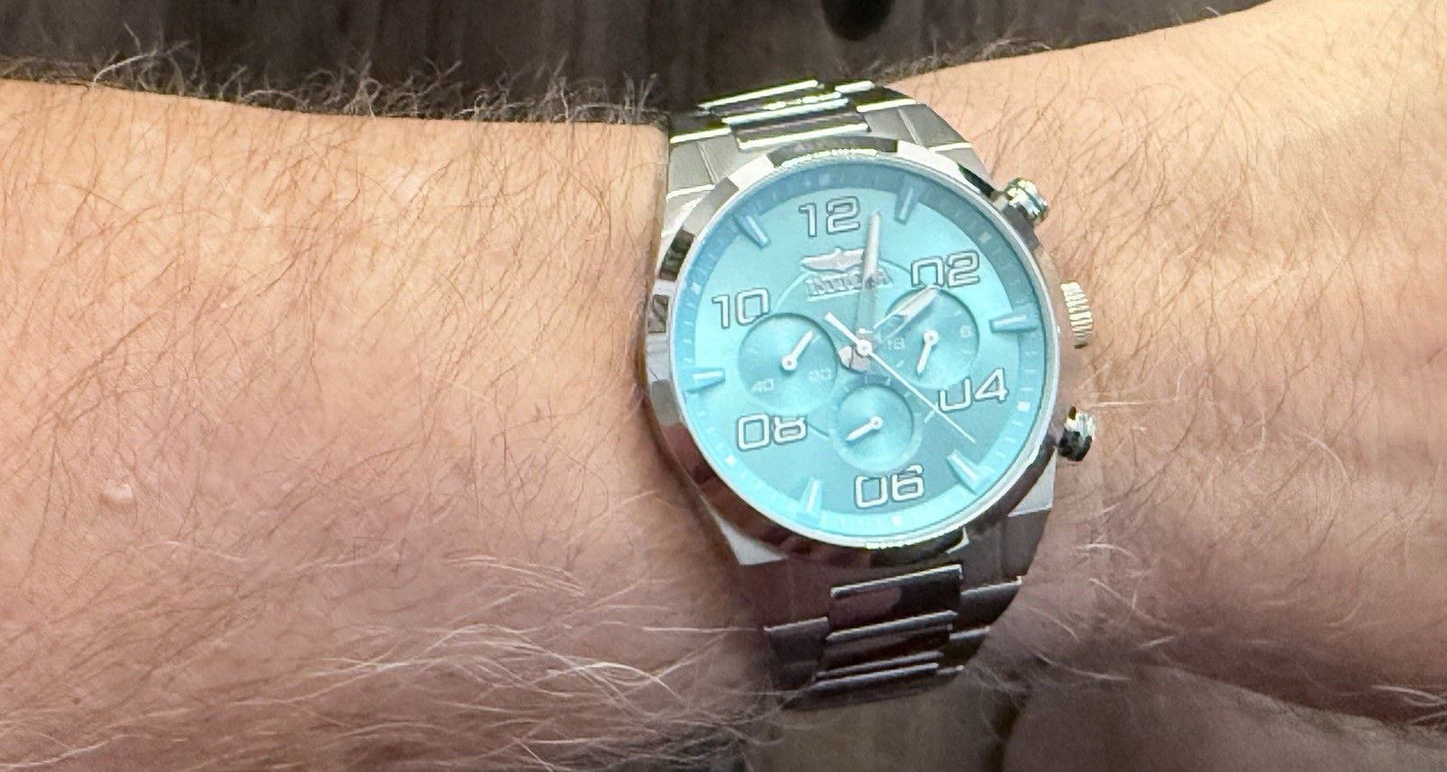 Invicta Speedway men’s watch Aqua Blue