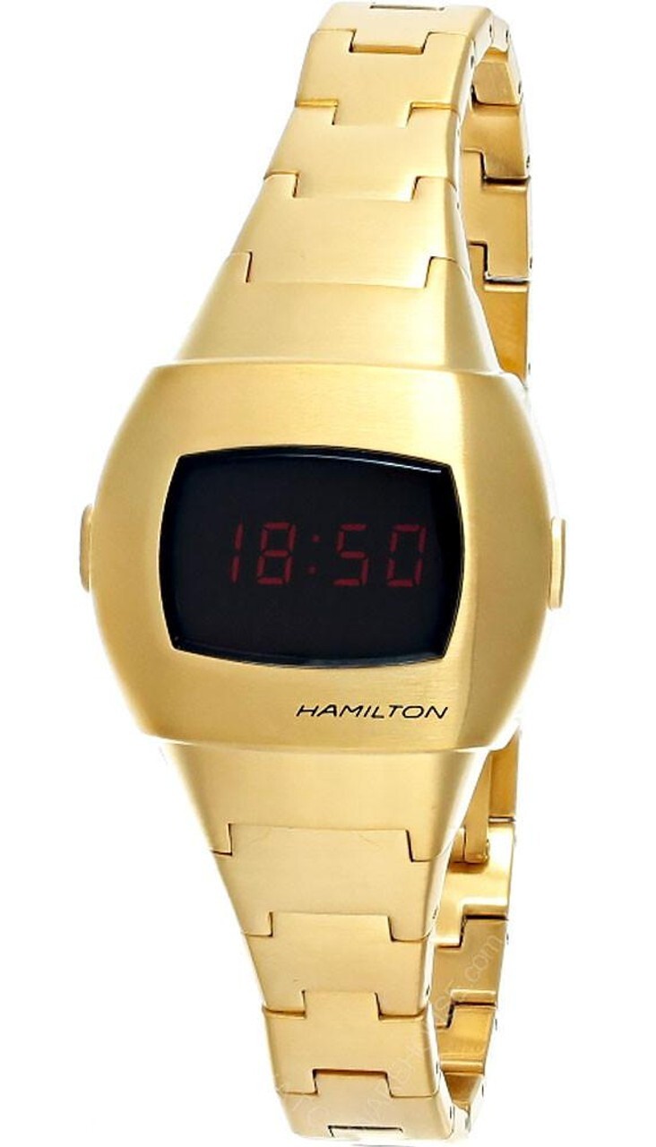 HAMILTON PSR Digital Quartz Gold Steel Women’s Watch H52314130