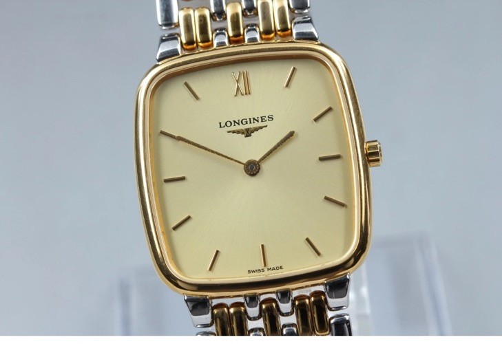 [N MINT] Longines Grand Classic L5.637.3 28mm Gold Dial Quartz Men’s Watch