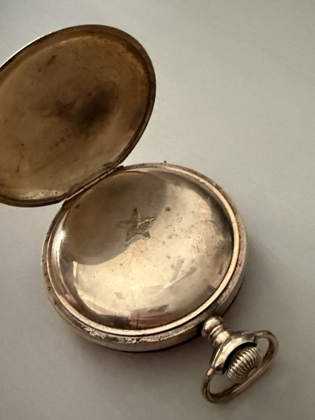 18s Full Hunter 20 Years Gold Filled Pocket Watch Scrap Parts