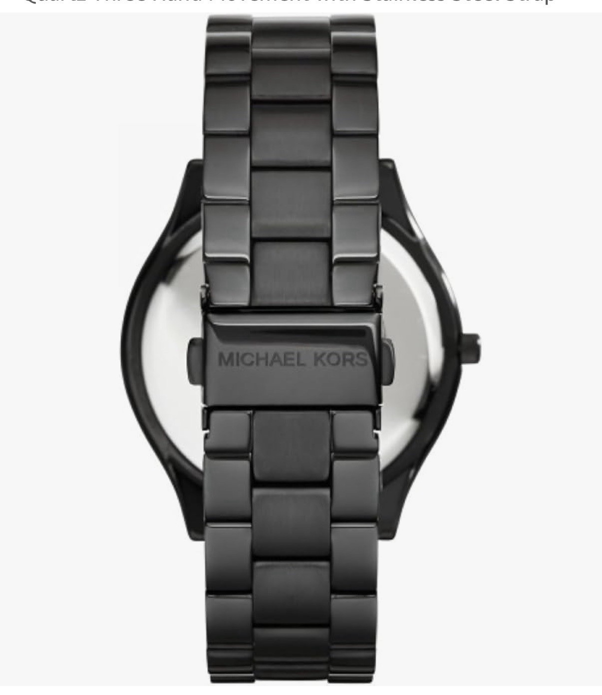 MICHAEL KORS MK3337 Darci Black Dial Stainless Steel Strap Women’s Watch 32mm