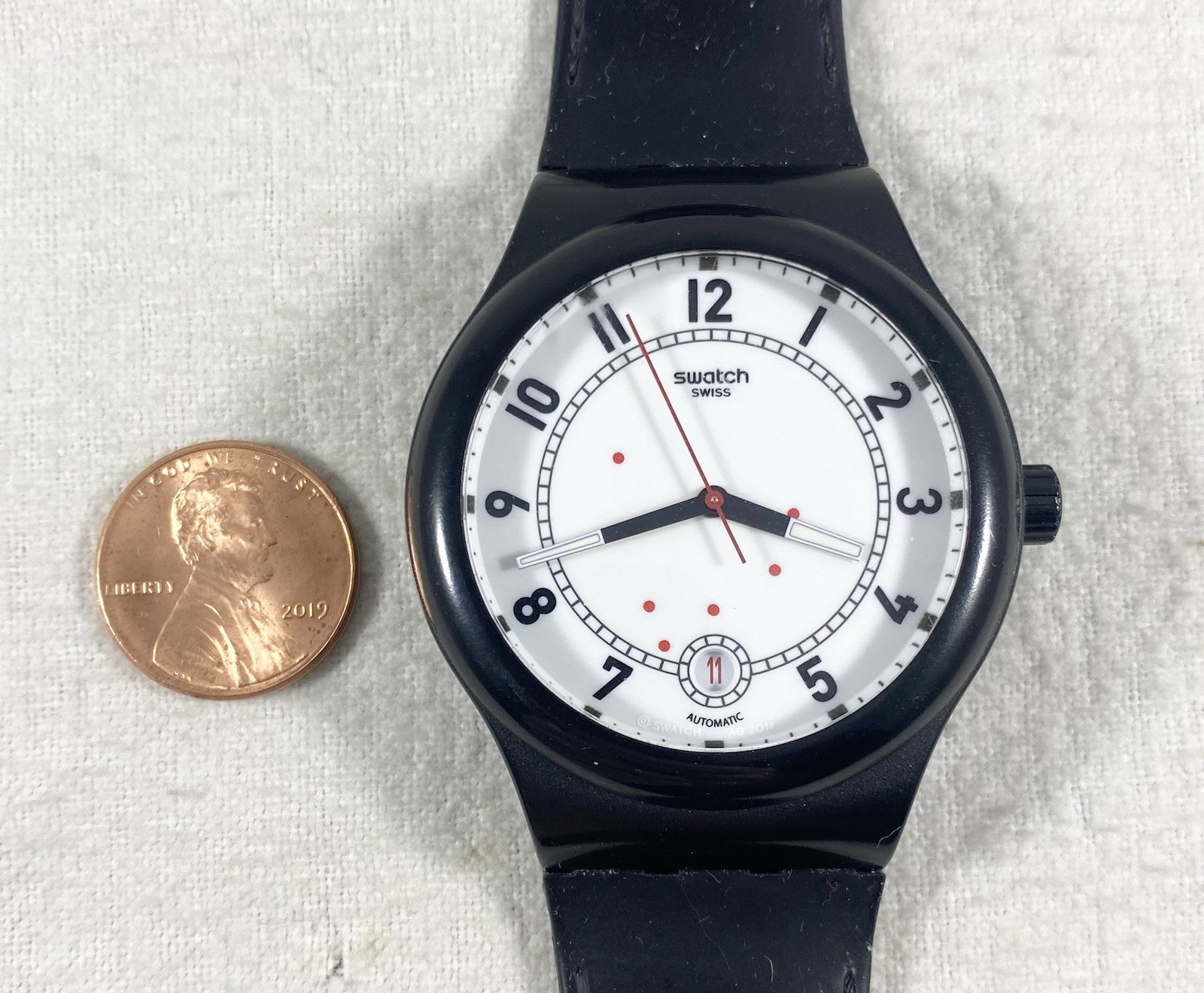 Swatch Sistem 51 Automatic 19 Jewel Watch Runs Well