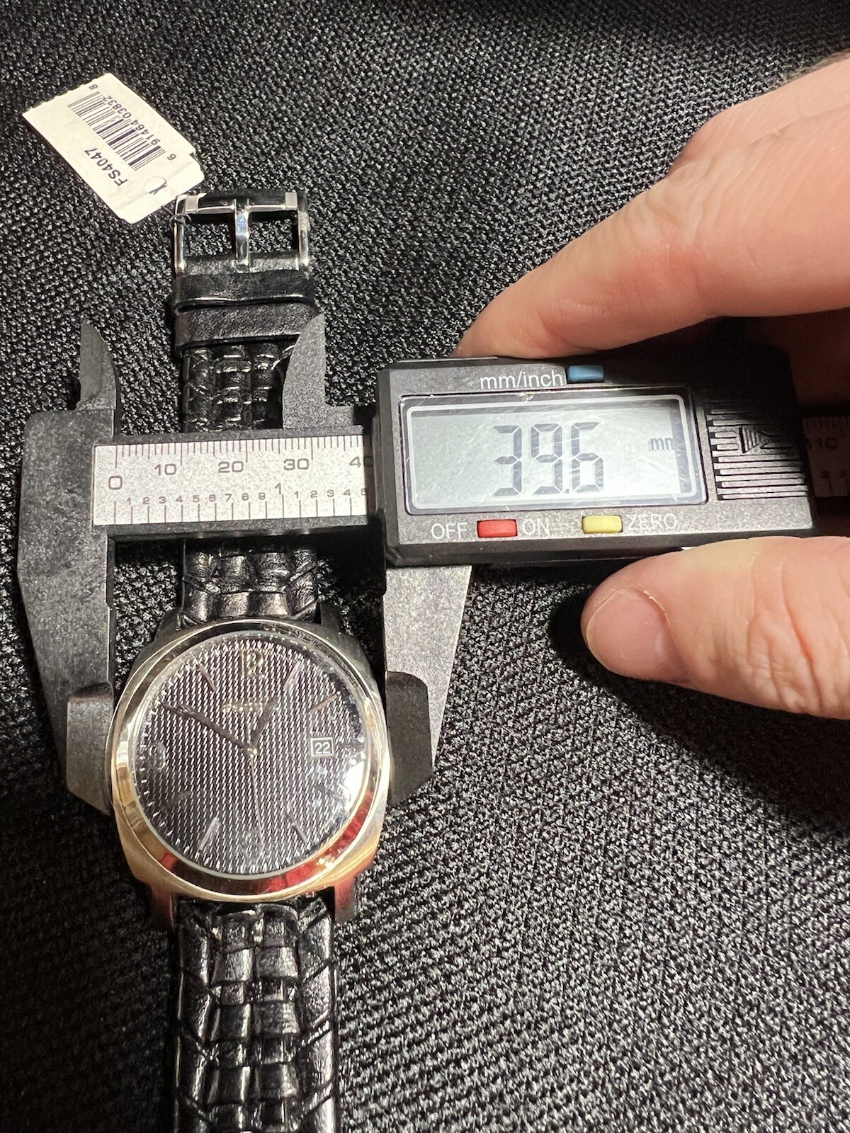 FOSSIL ARKITEKT MENS WATCH FS4047 BLACK LEATHER STRAP DATE MINERAL CRYSTAL