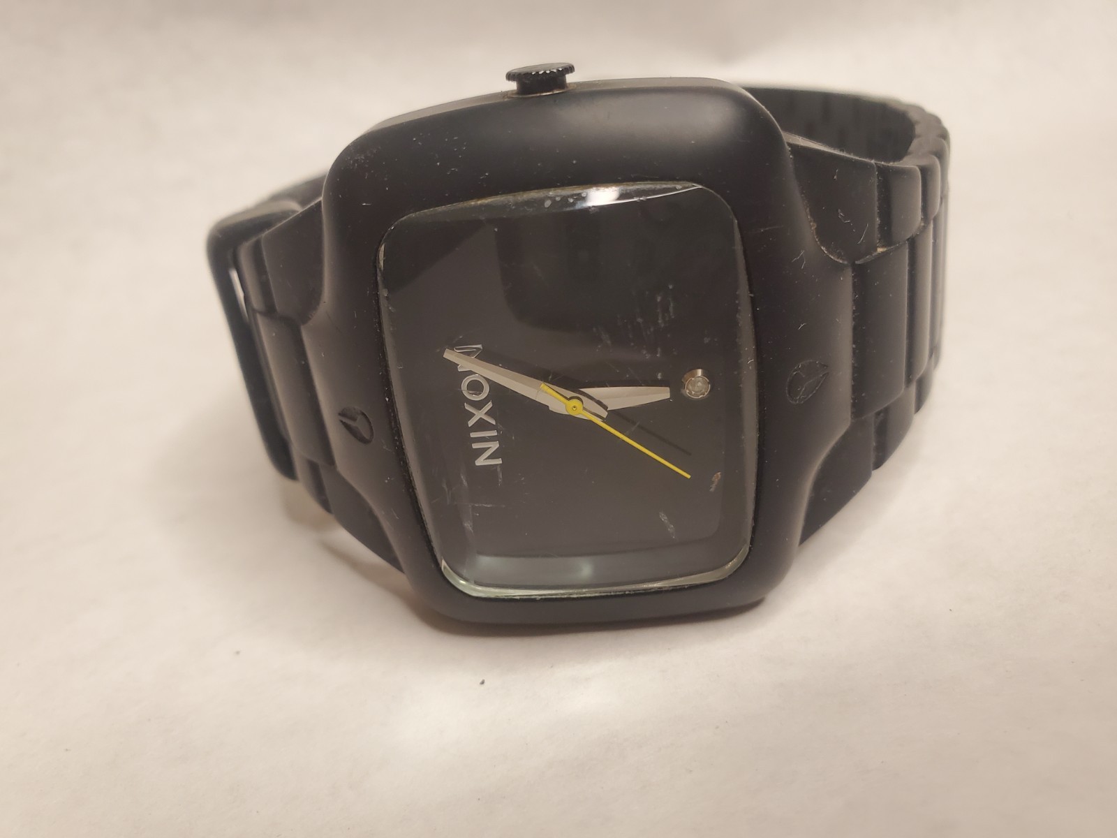 Nixon The Rubber Player “Yes It’s Real” Black Men’s Analog Watch – M4-57