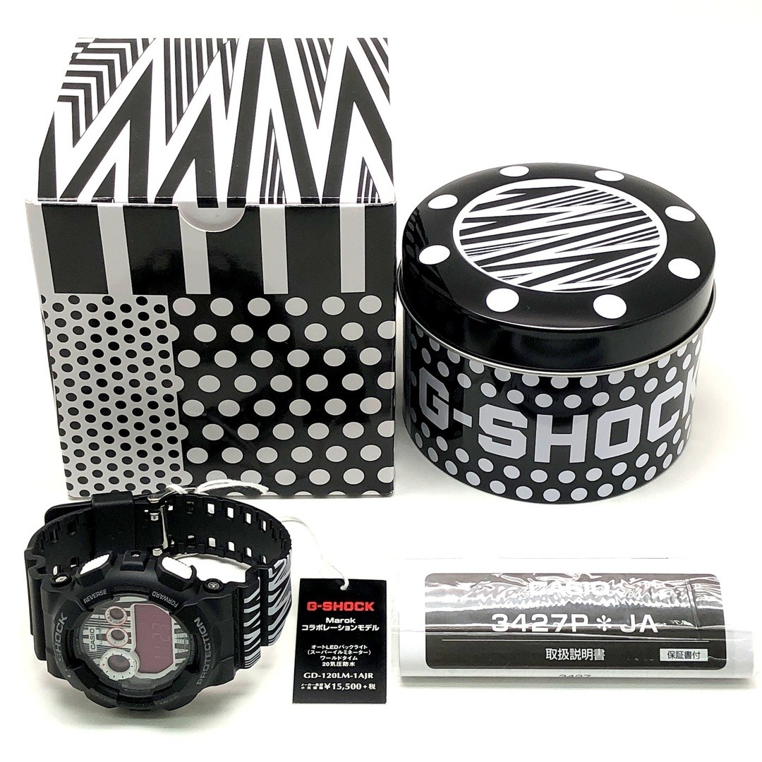 G-Shock GD 120LM 1A MAROK Collaboration Model Big Case Black Pink Purple Release