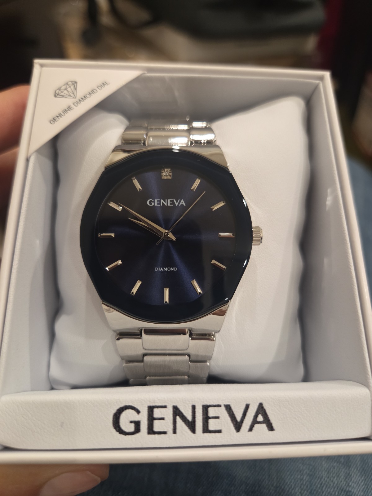 geneva Diamond watch men