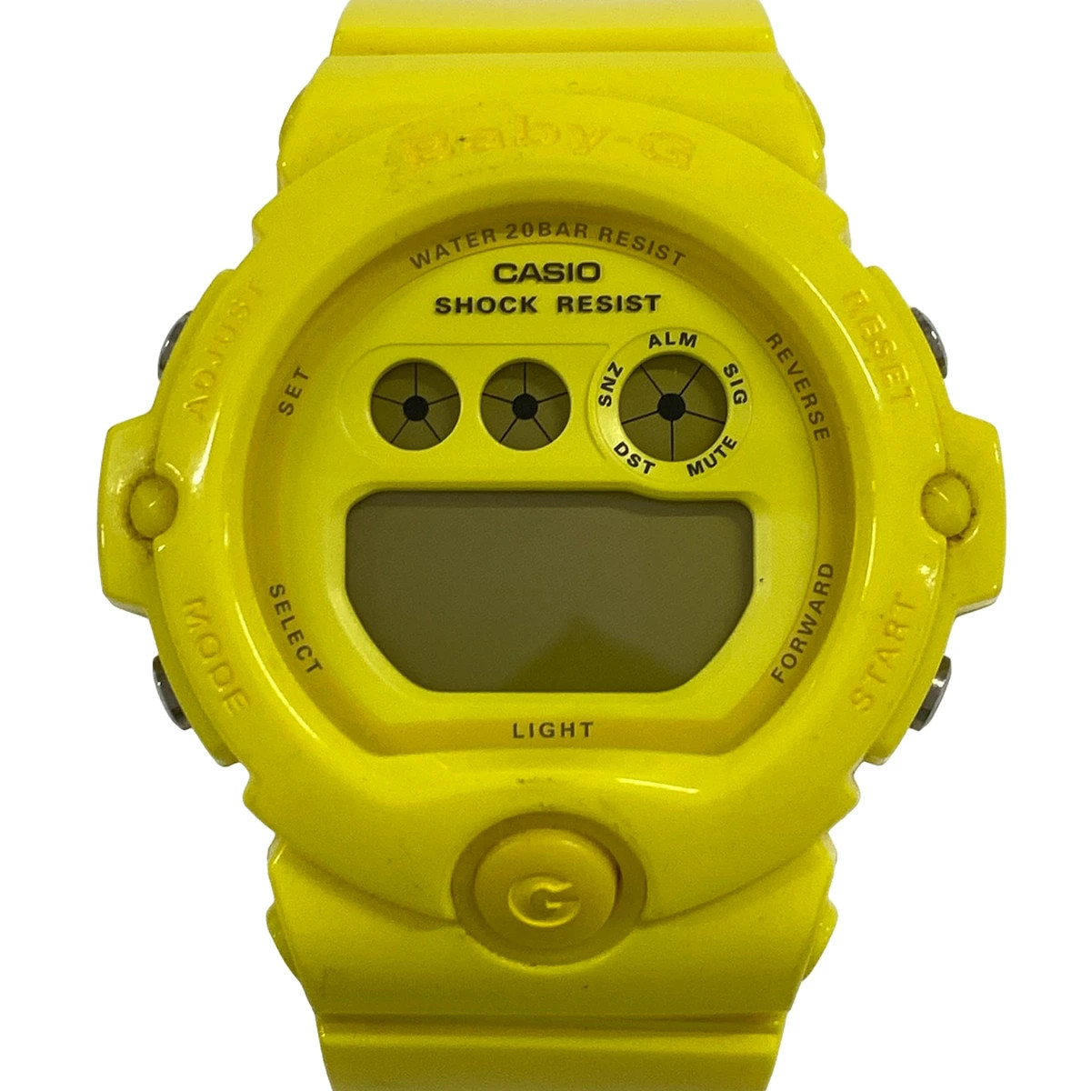 Used CASIO Baby G Wristwatch Yellow