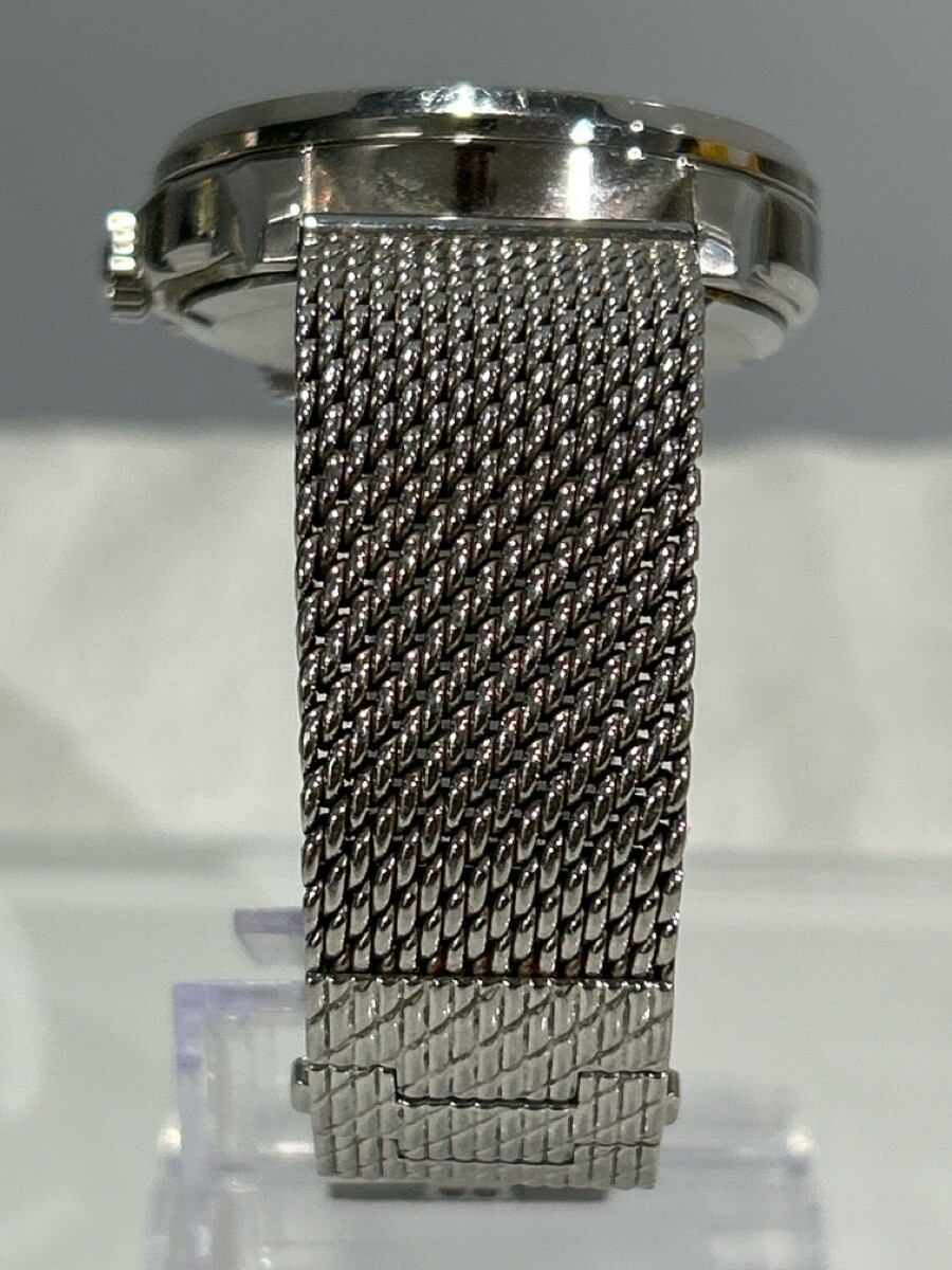 CITIZEN BU2020-70E Calendrier Eco-Drive – Silver-Tone 44?mm Mesh Bra (NJL029164)