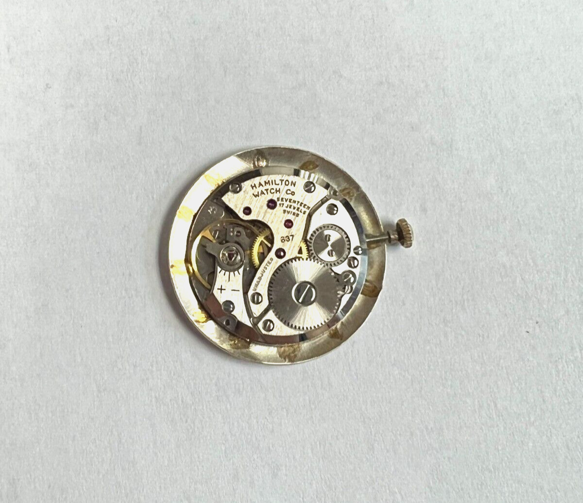 Hamilton Masterpiece 637 Swiss Made 28mm Movement and Dial Complete