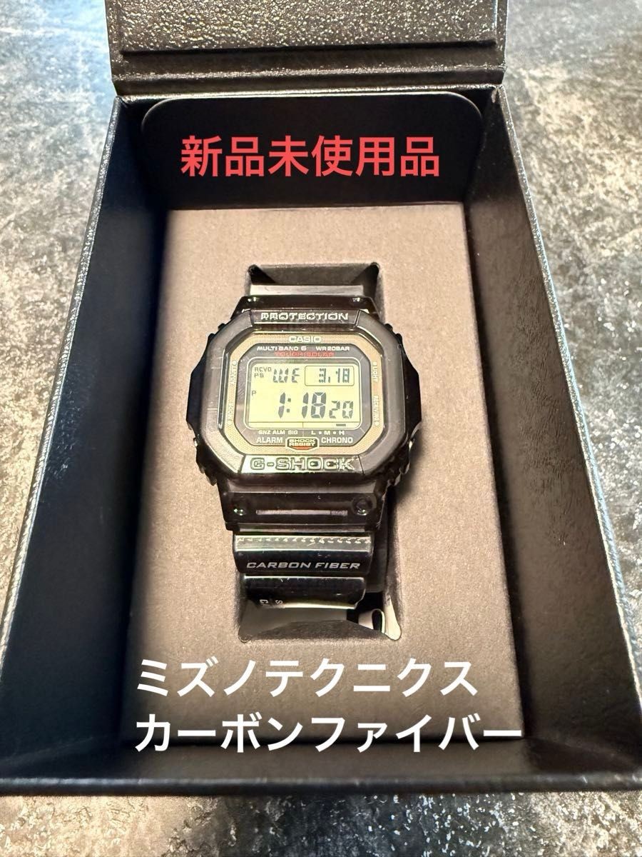 CASIO G-Shock genuine Radio solar Carbon fiber insert band Titanium adopted GW
