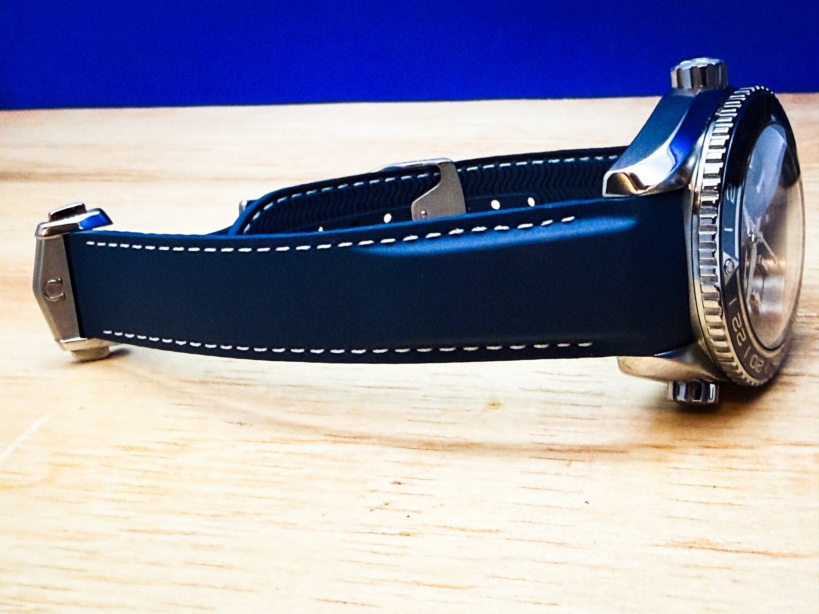 2024 Omega Planet Ocean GMT Titanium Blue 43.5mm Full Set, Box & Papers