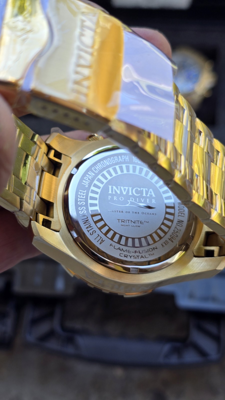 Invicta 51MM Pro Diver SCUBA Abalone Dial SS Two-Tone Crono Men’s Watch #25093