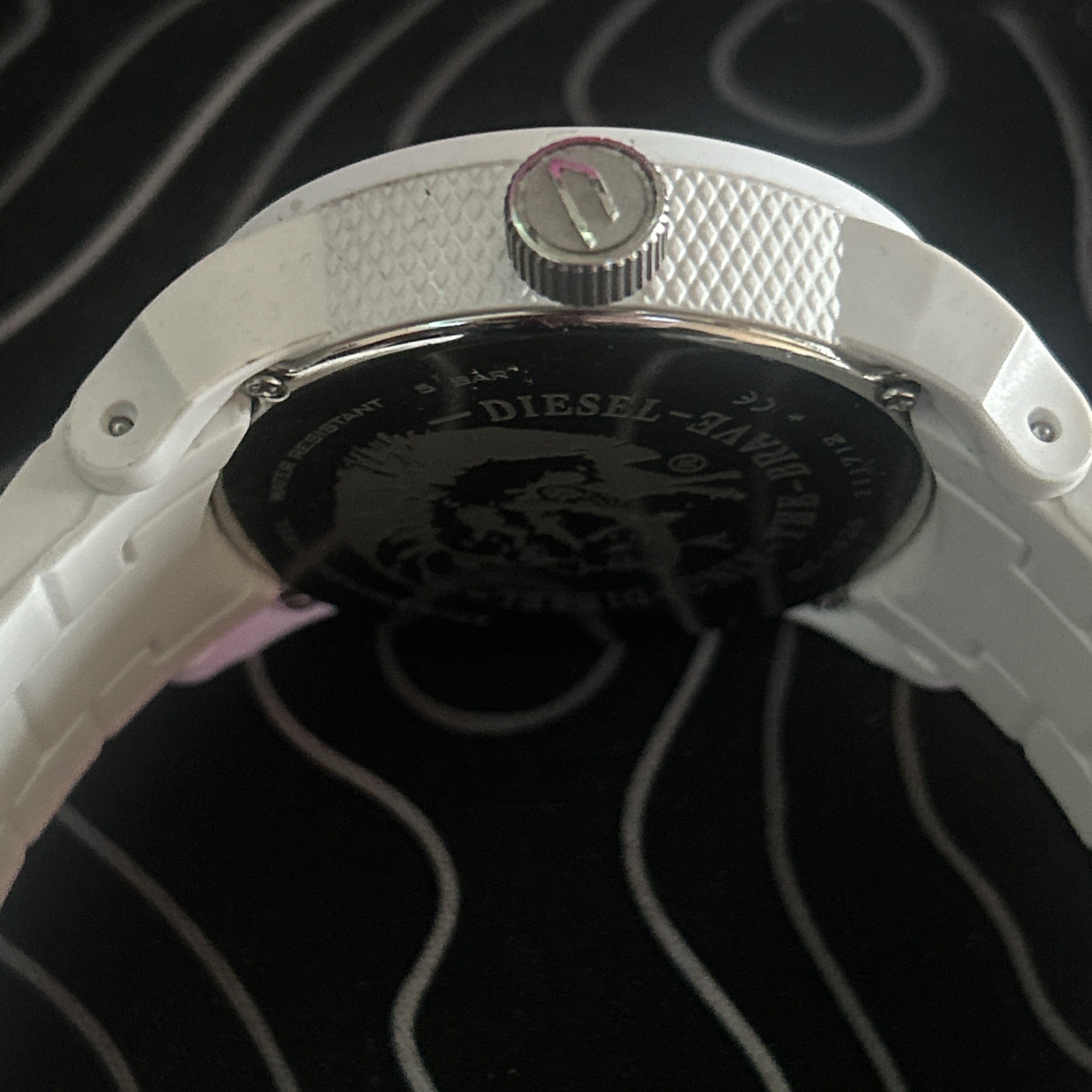 Diesel Double Down Men’s Silicone Ceramic Watch
