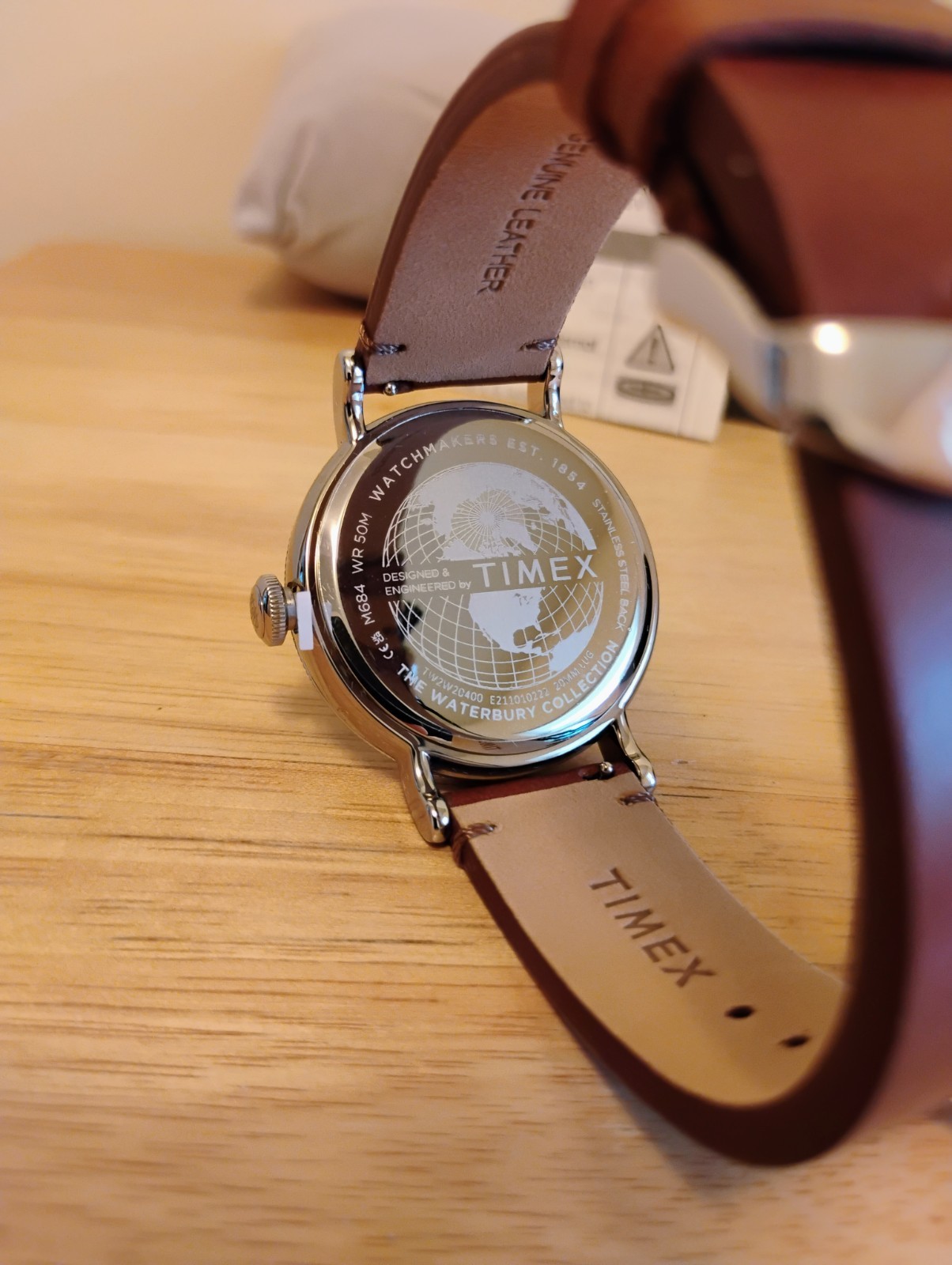 Timex Waterbury Men’s Watch, Blue Dial, Coin Edge Bezel, 50m WR
