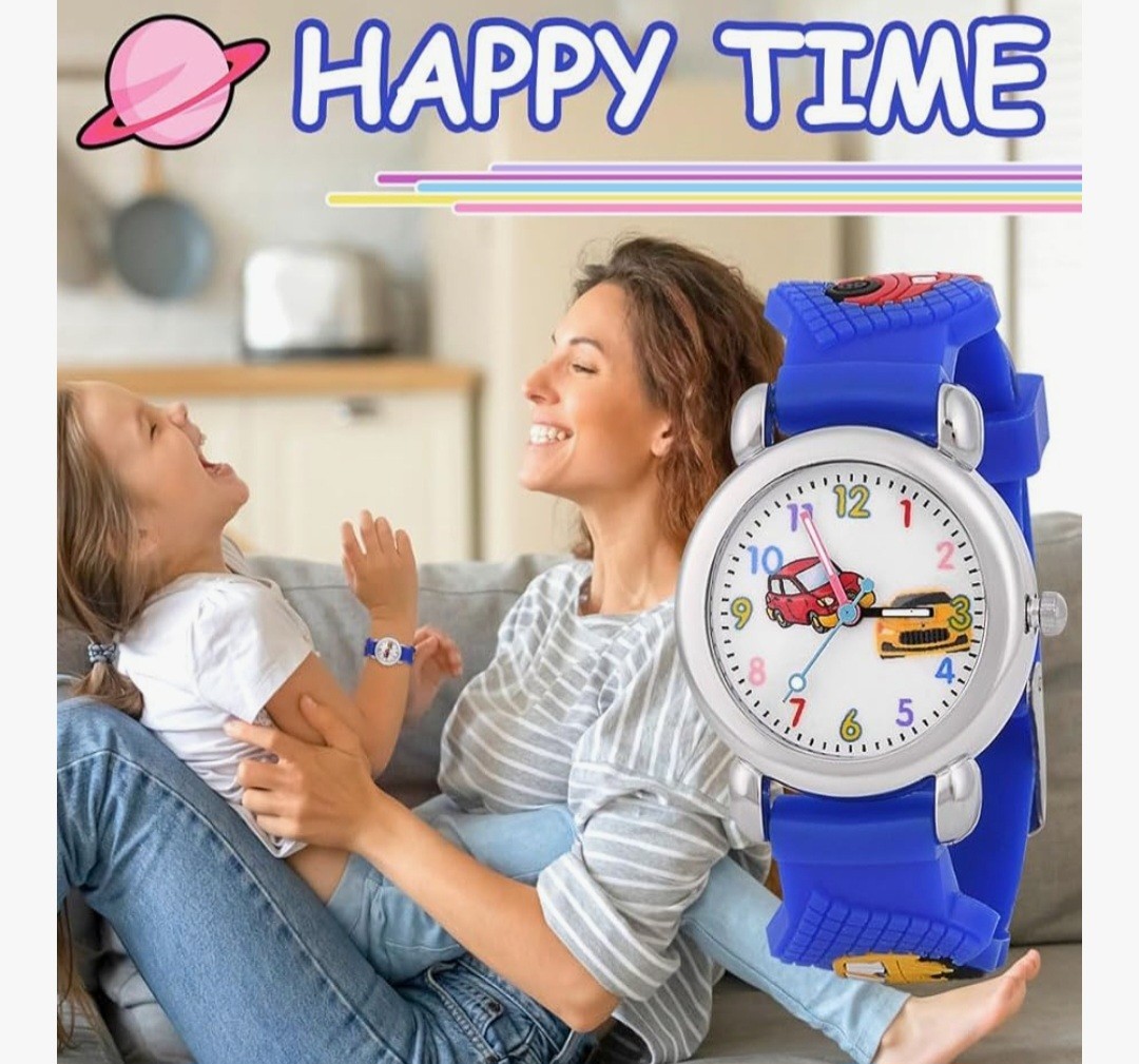 Kids Watch,3D Cute Cartoon Toy Watch,Gift for Boys and Girls Age 3-11 Years Old