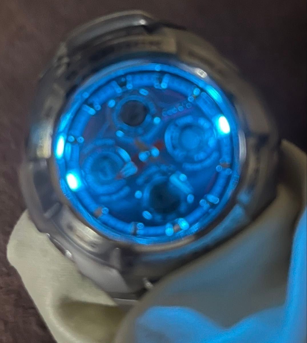 Casio G-Shock Wave Ceptor Solar Metal Band Watch Used