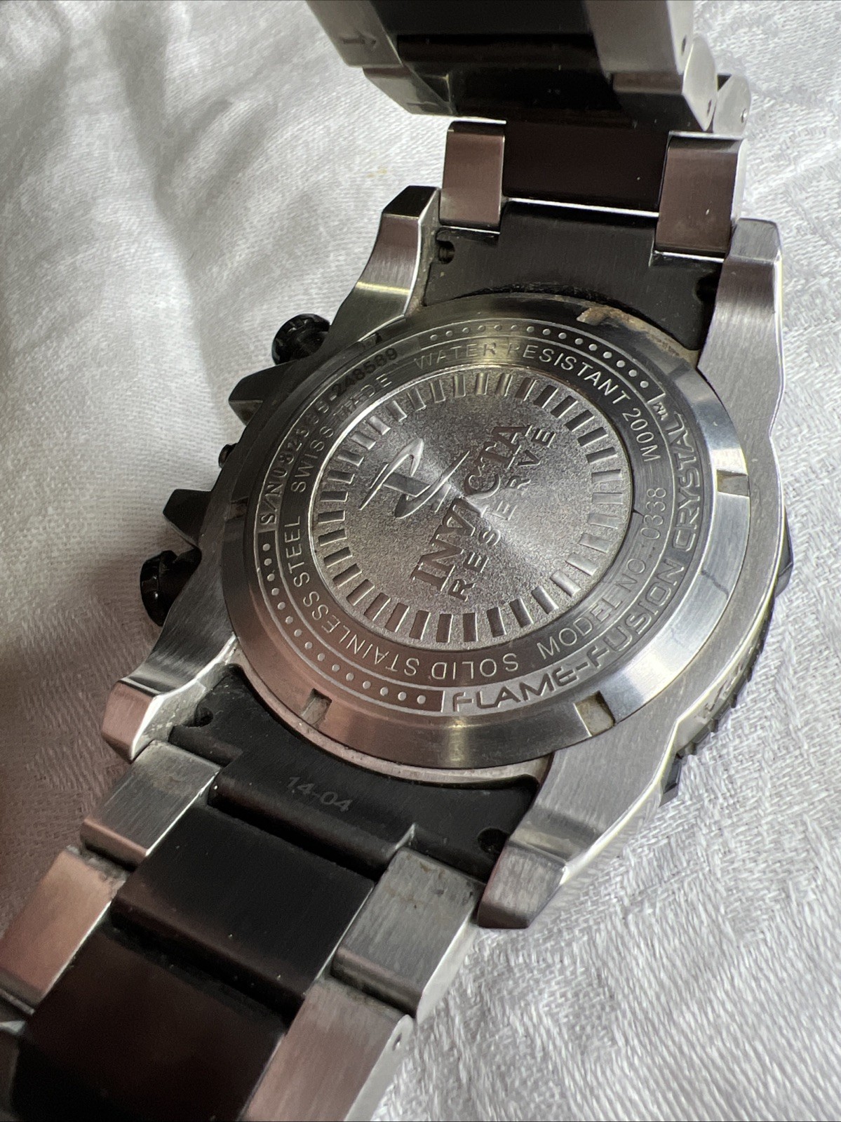 2 PC Invicta Watch Parts Repair Lot Reserve Venom Swiss Made Flame Fusion
