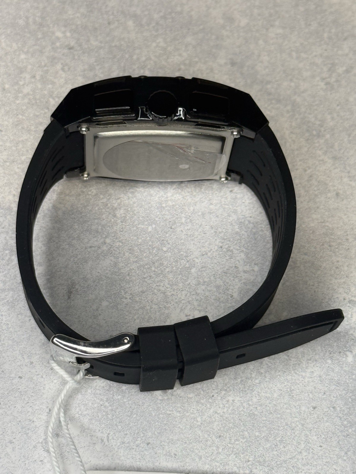 Invicta S1 Rally Chronograph Watch Black Dial Black Silicone Strap New