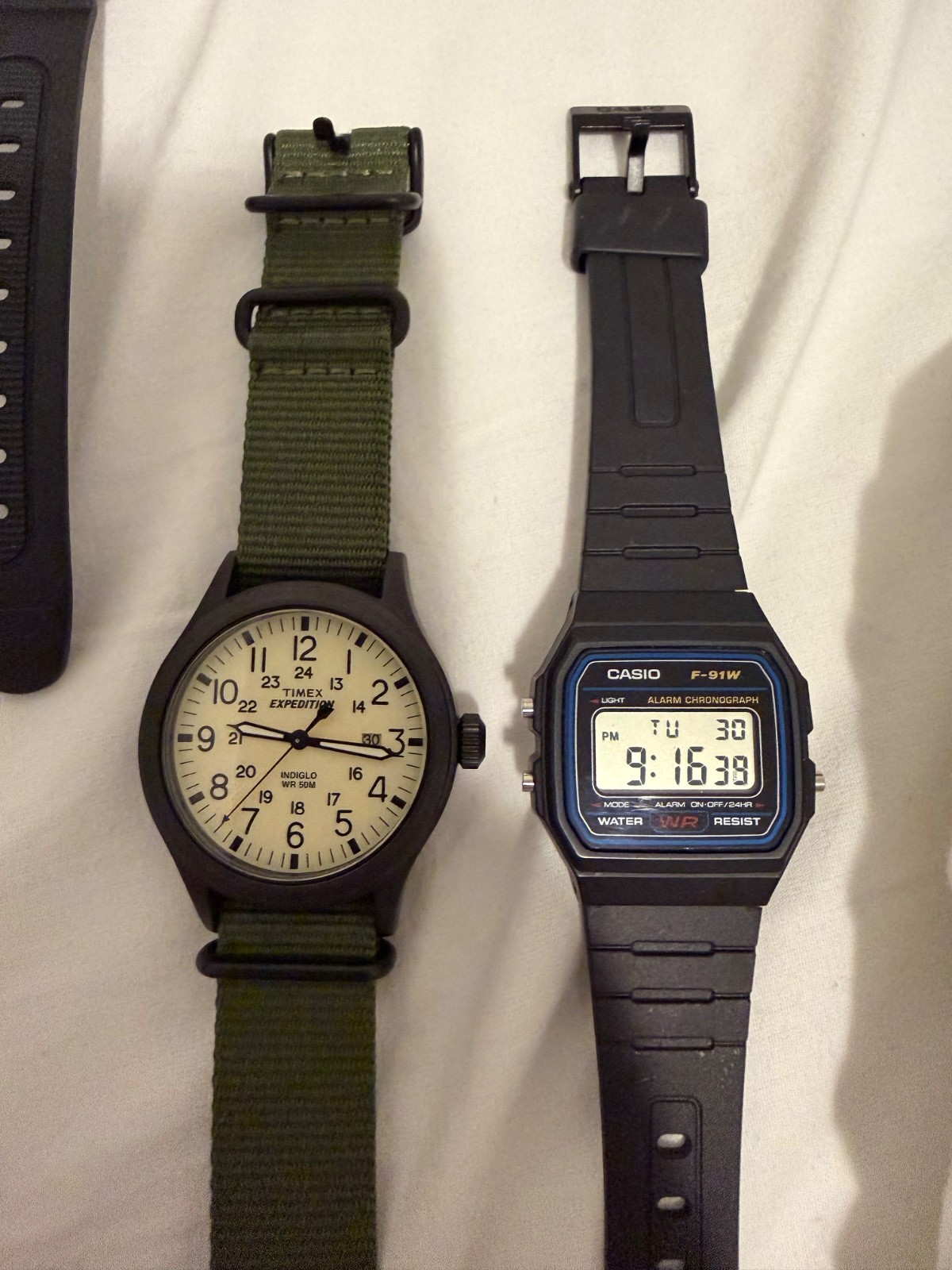 Casio G-Shock GW-M5610 + Timex Ironman + Casio F91W + Timex Expedition Watch Lot