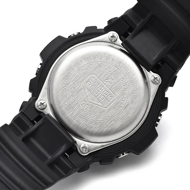 CASIO G-SHOCK AWG-M100S-7AJF White Dial Tough Solar Atomic Radio Men Watch NEW