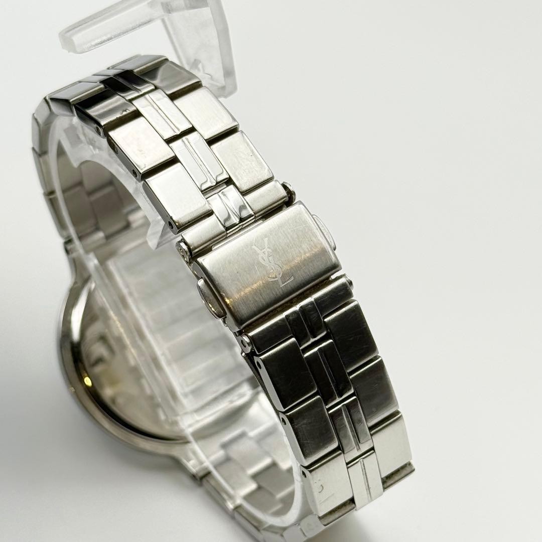 Excellent condition New battery Saint Laurent Quartz Round Watch Unisex Business