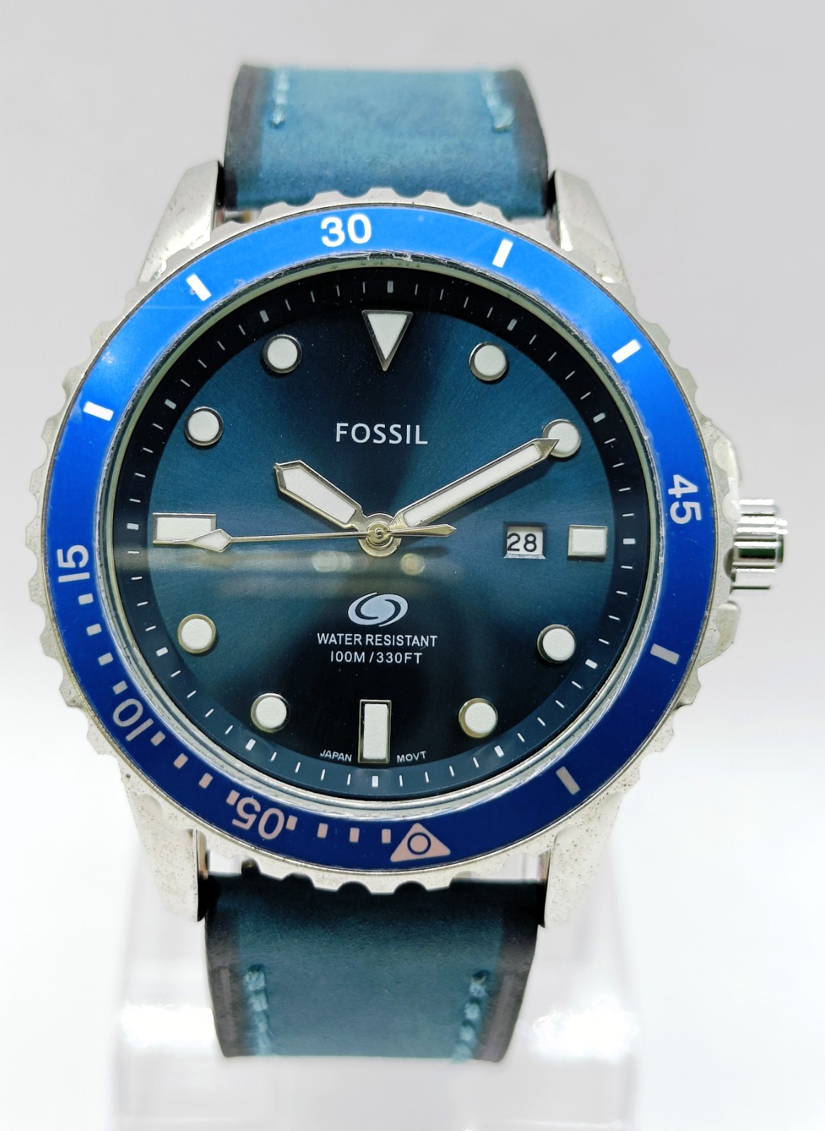 Amazing Fossil Chronograph Date Indicator Blue Dial Men’s Wrist Watch