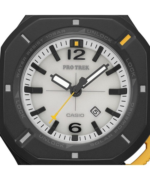 CASIO Pro Trek PRJ-01-1JF Hiker Line Black Yellow Solar Slim Men Watch New