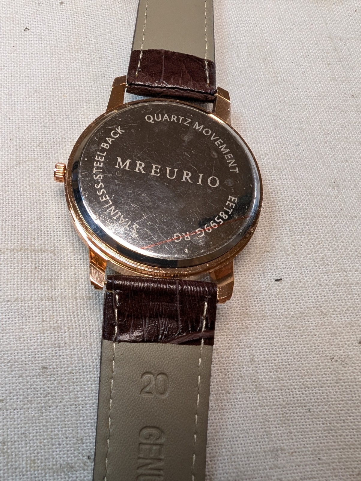 Men’s Watch by MREURIO – Quartz – Leather Strap