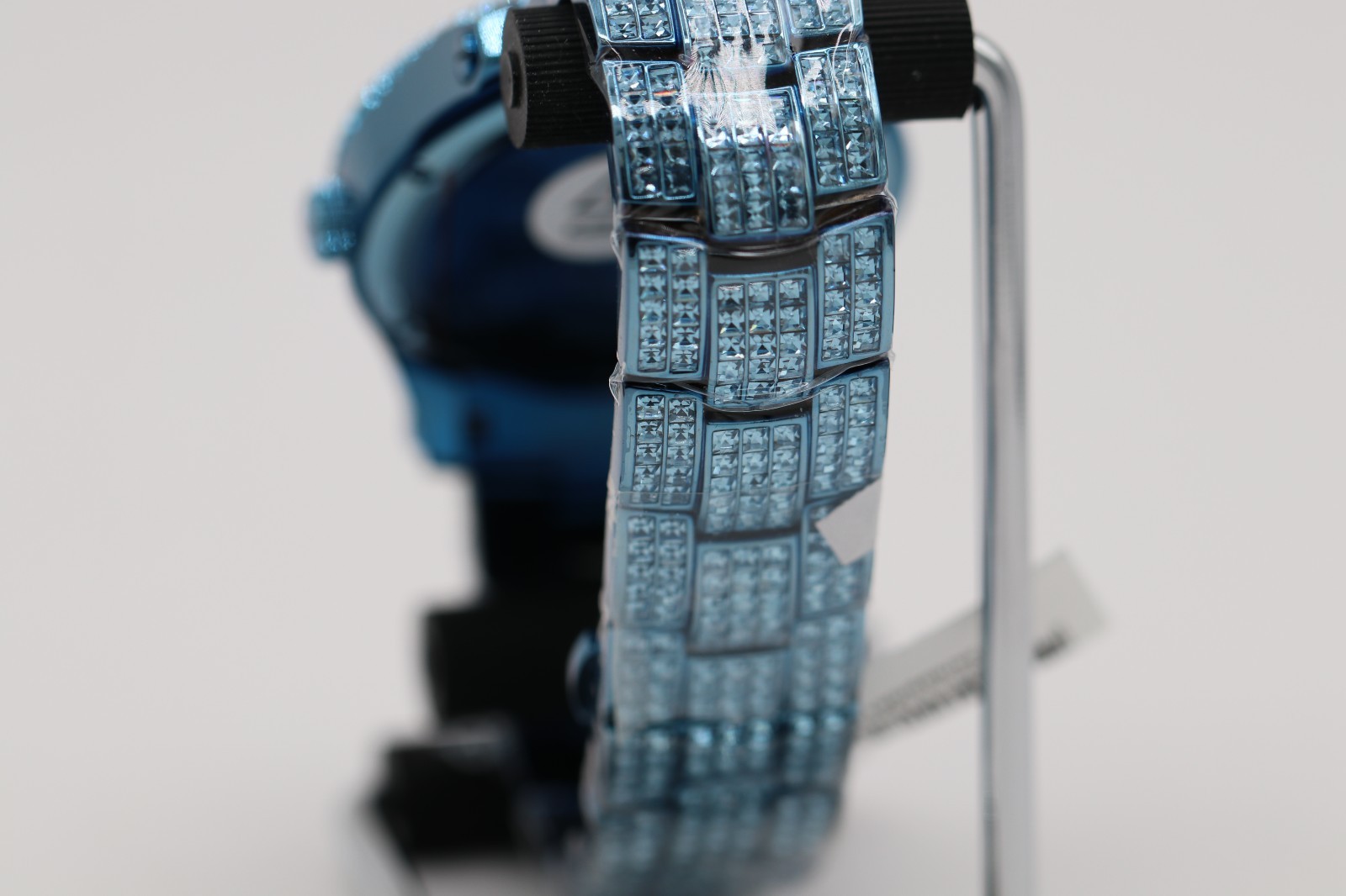 JBW Reserve Jet Setter Watch Dark Blue Dial Diamond Accents Luxury Men’s Watch