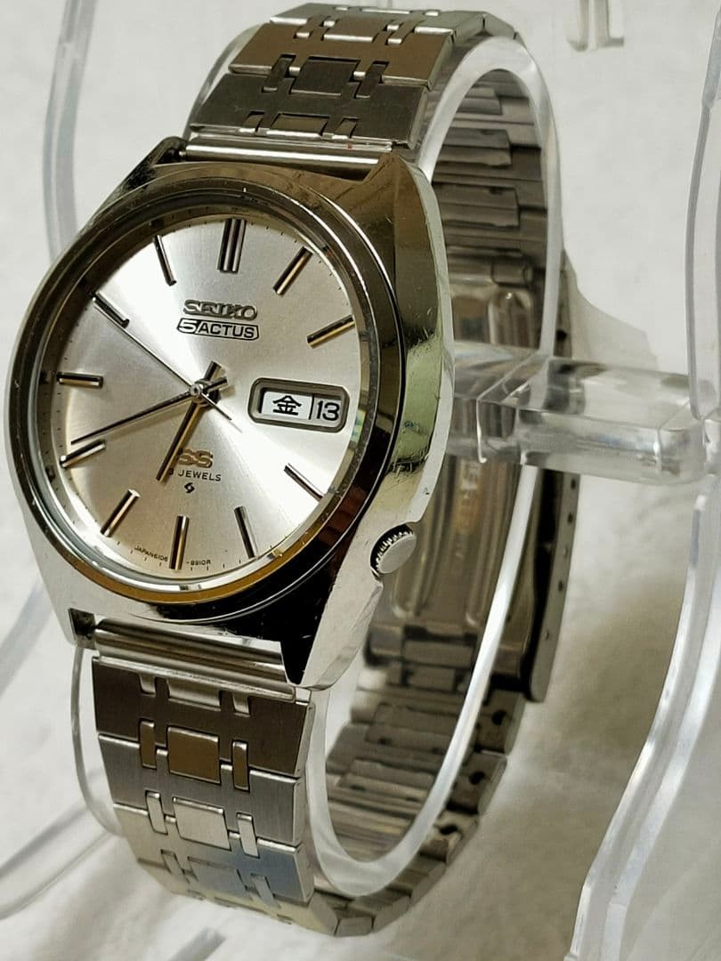 SEIKO 5 ACTUS Automatic Windshield Replaced From Japan