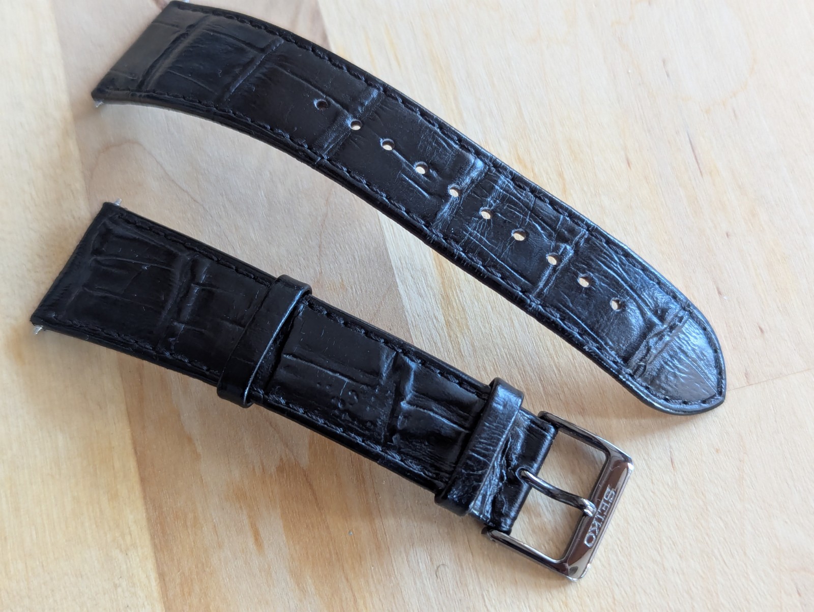 Seiko SUP881 Tank Style Quartz Solar Watch