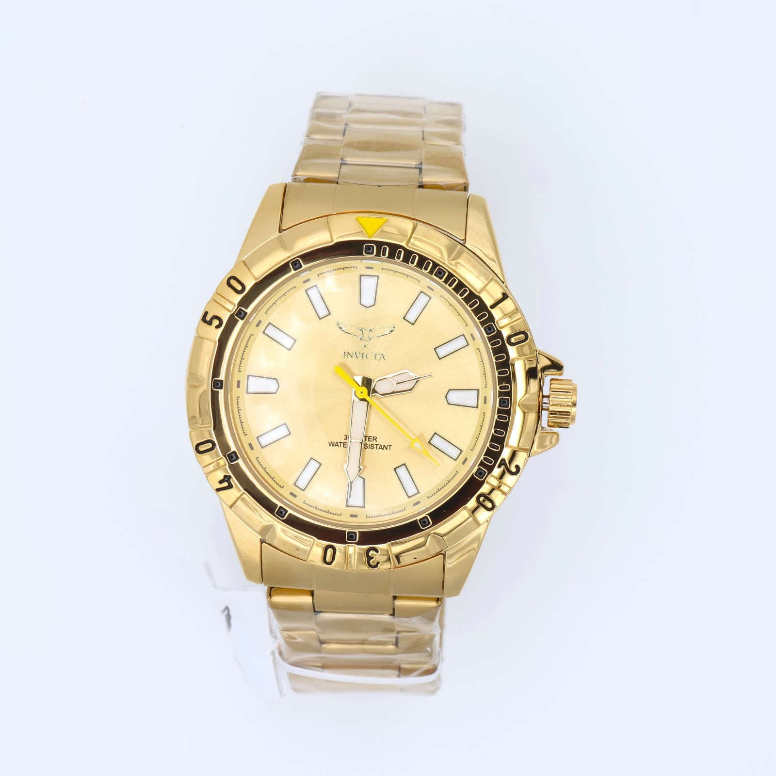 Invicta I by Invicta Men’s Quartz Watch – 42mm Gold, Analog (69030)