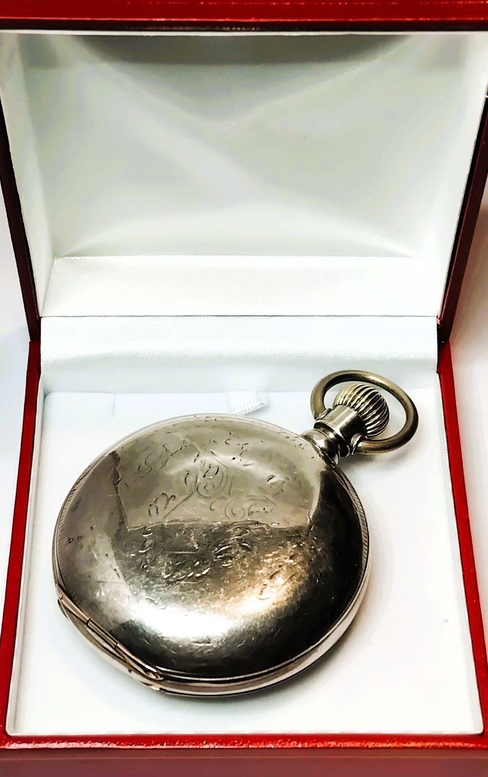 ??COIN SILVER ELGIN, GR:335, 18s, 17 JEWELS? FULL HUNTER POCKET WATCH,FWO??