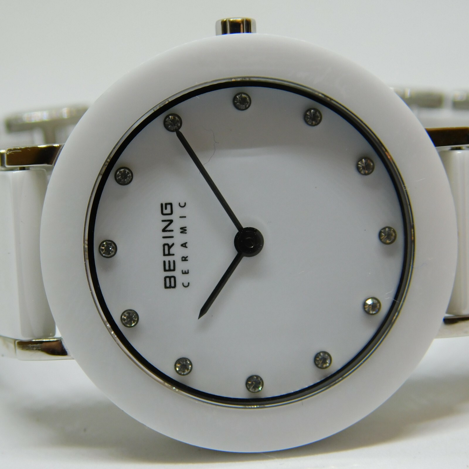 Bering Ceramic 11429-754 Sapphire Crystal Women’s Watch Sz. 6 1/4″ New Battery