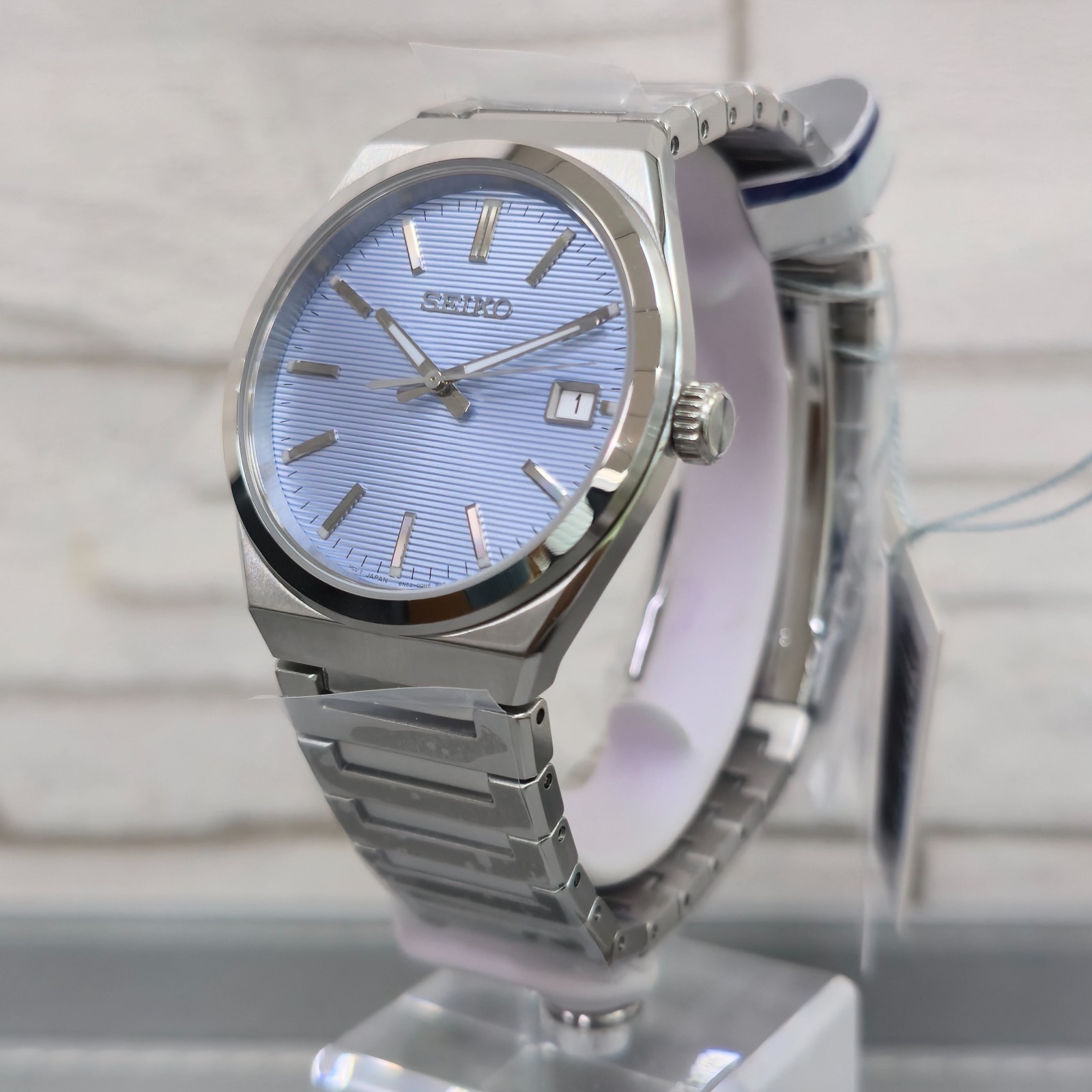Seiko Classic SUR599P1 Quartz 38.9mm Blue Dial Stainless Steel New Men’s Watch