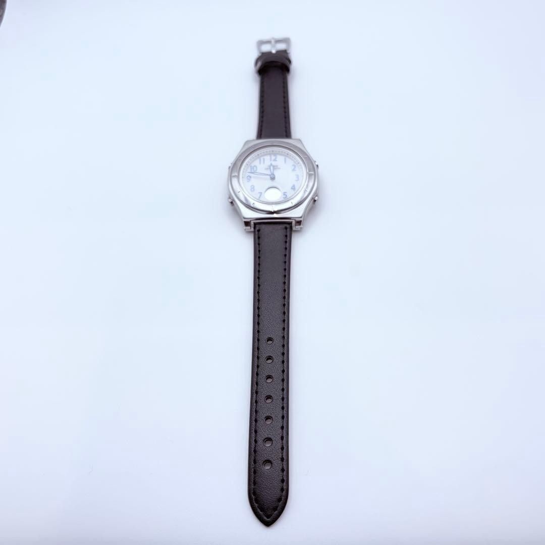 Working CASIO Solar Wave Ceptor Watch Blue Hand Day