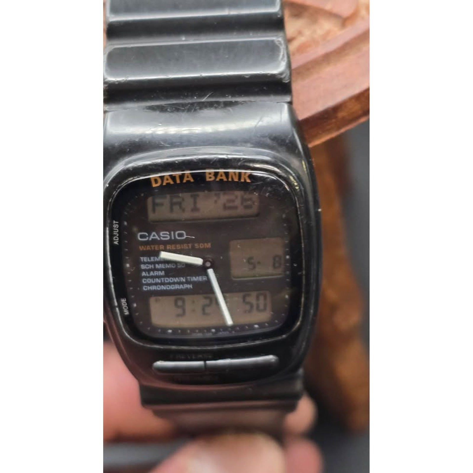 Casio Data Bank Watch BlackCasio AB-50W. 753 module