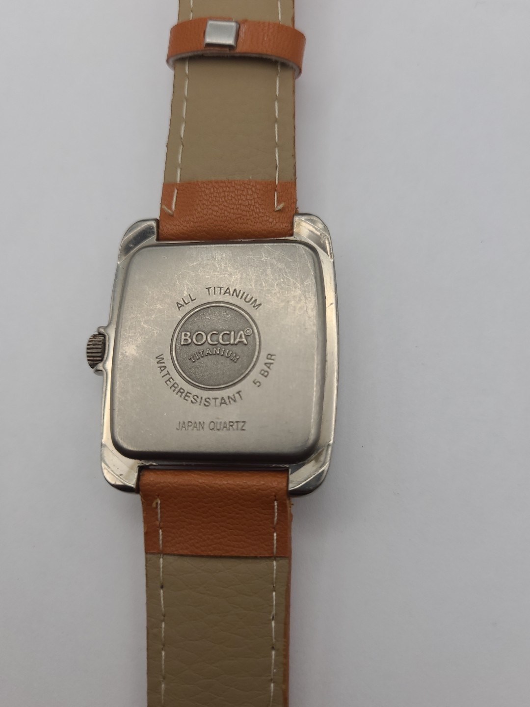 Men’s Boccia Men’s Titanium Quartz Watch New Battery Working