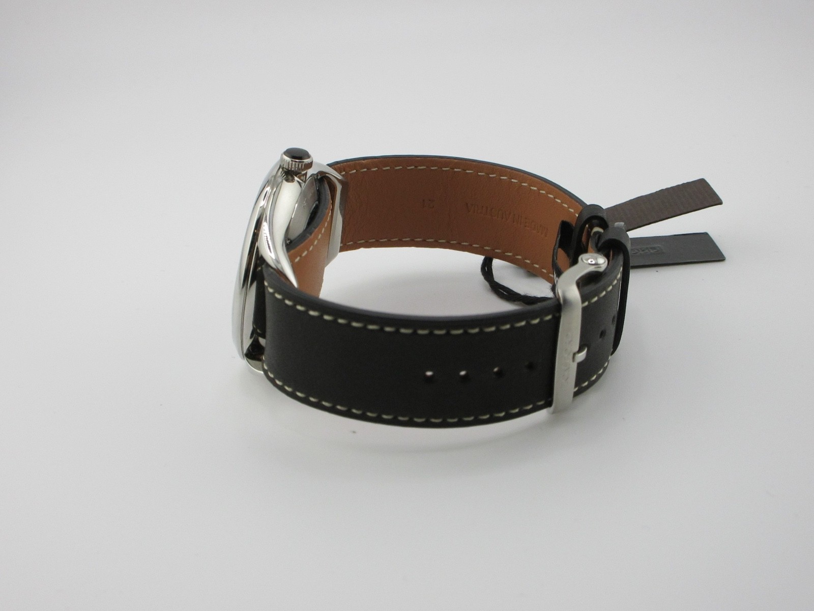 TOM FORD Automatic Watch N.002 Black Dial with Leather Band