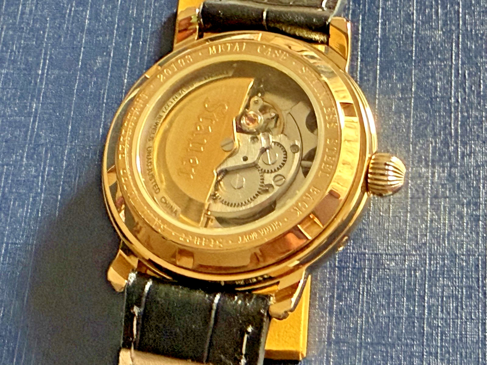 STAUER MAGNIFICAT II AUTOMATIC MEN’S WATCH MODEL 20193 NEW/OLD STOCK WATCH