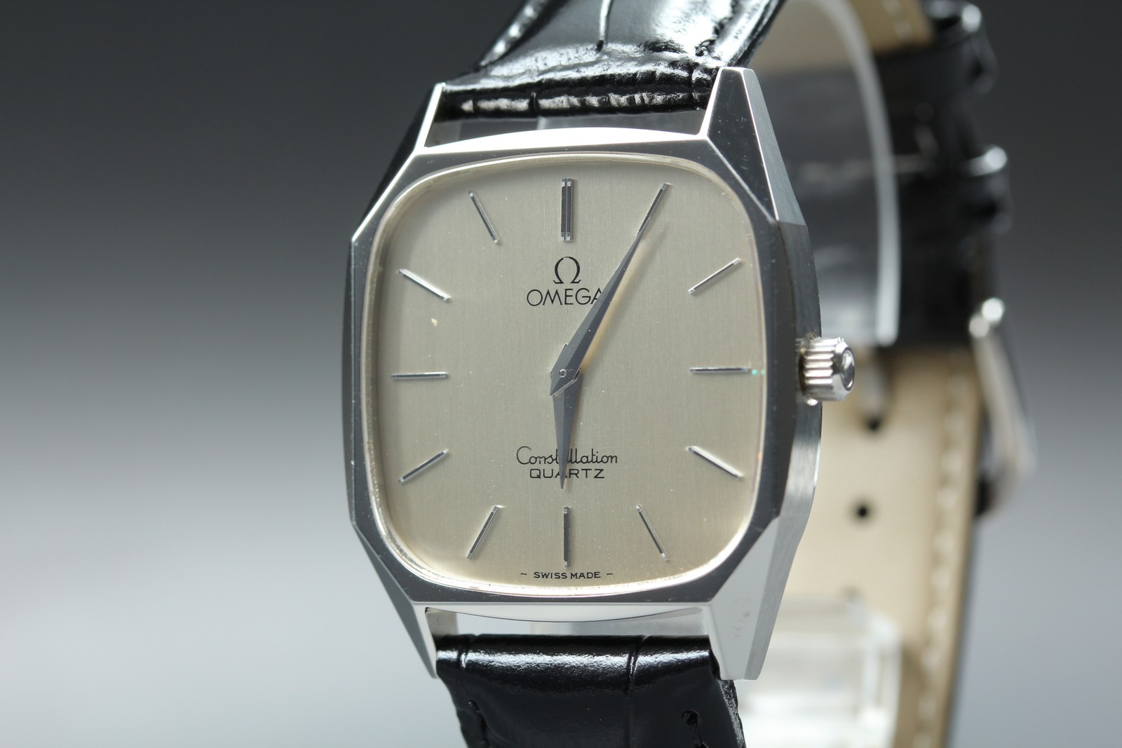 1979 MINT OMEGA Constellation 32mm 191.0014 Quartz Silver Dial Men’s Vintage