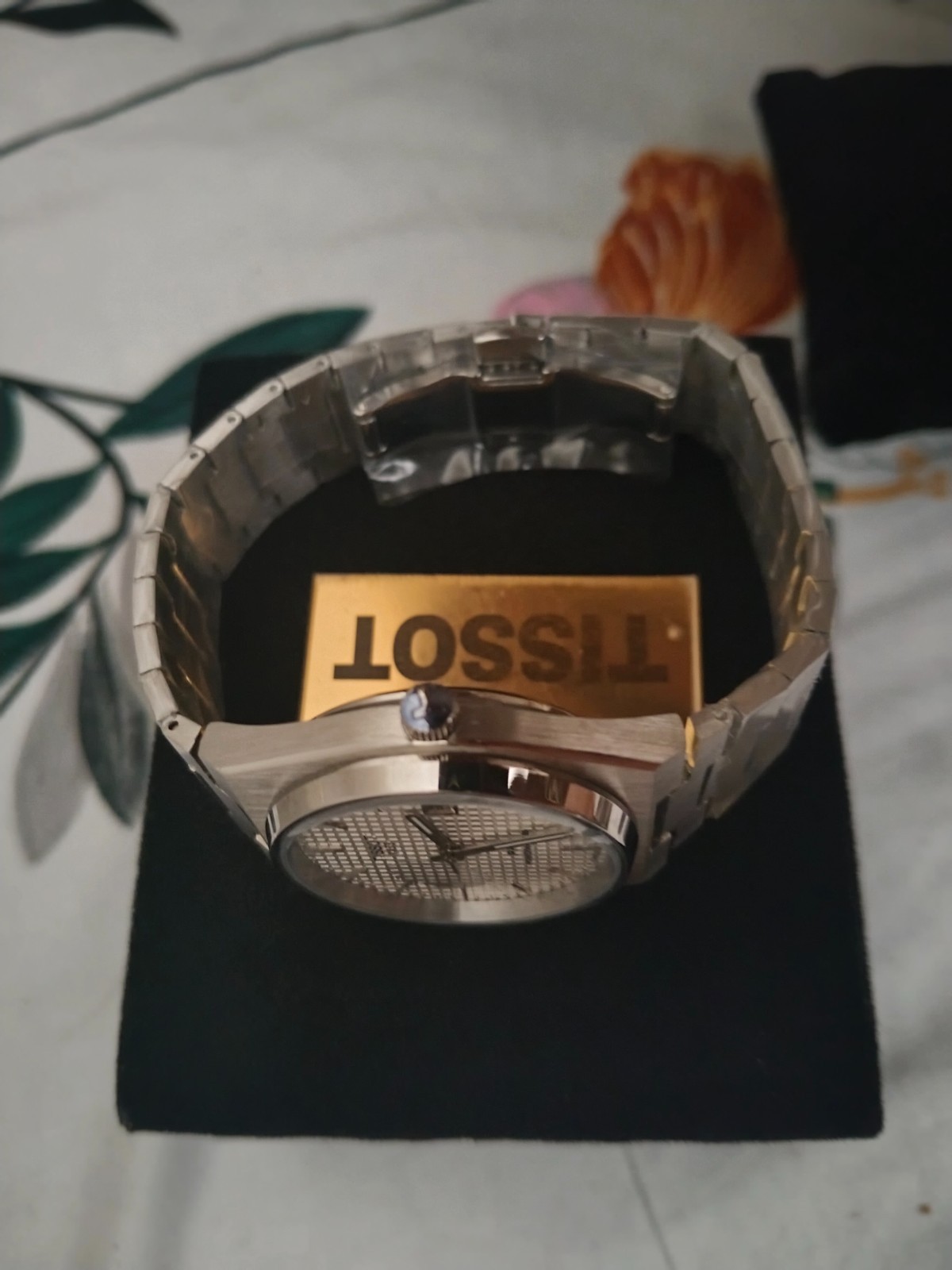 Pre Owned Tissot PRX 80 Luminous Dial Silver Bracelet Mens Gift Watch
