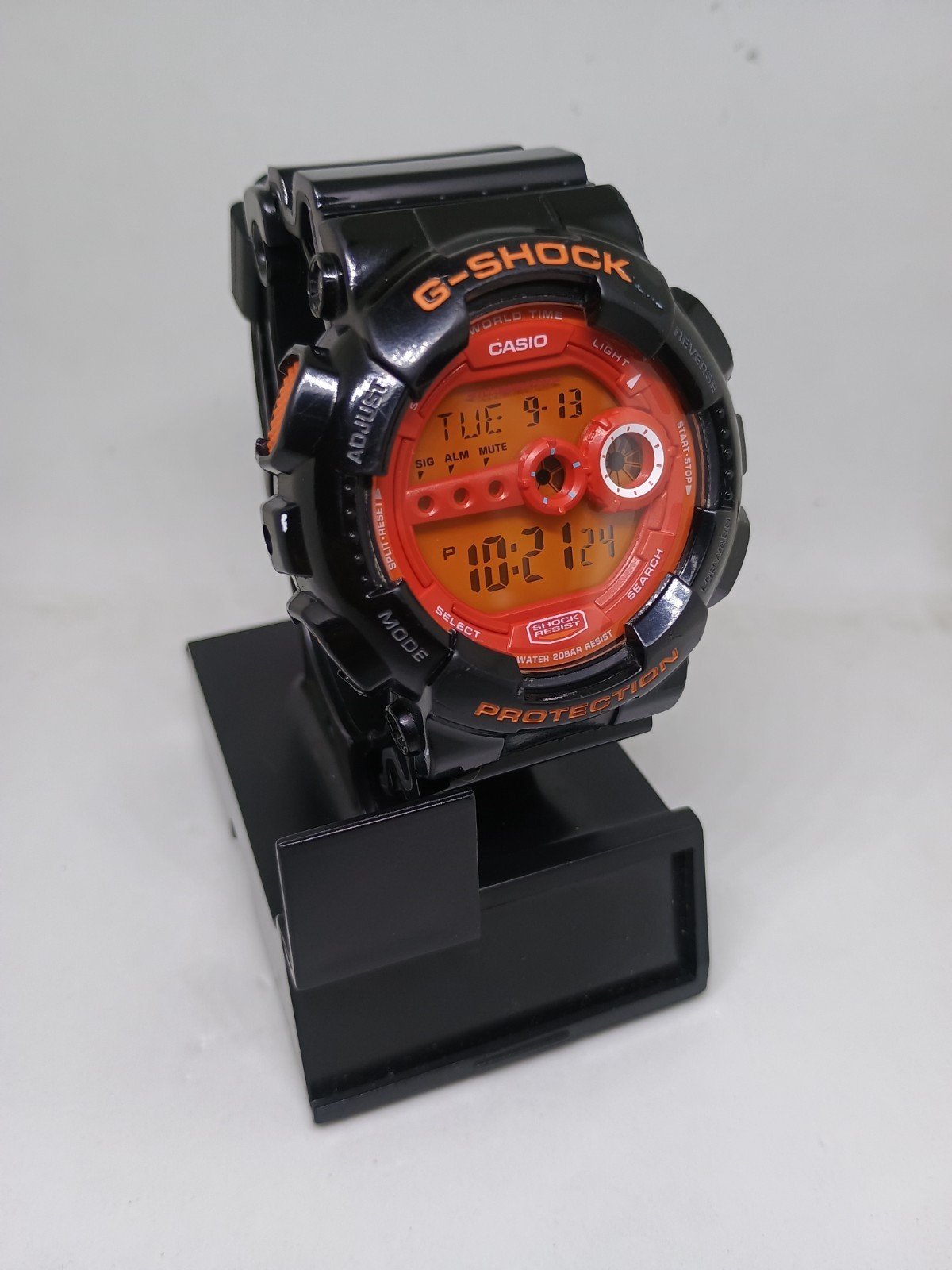 Casio G-Shock GD-100HC 3263 Black Orange Men’s Wristwatch Used