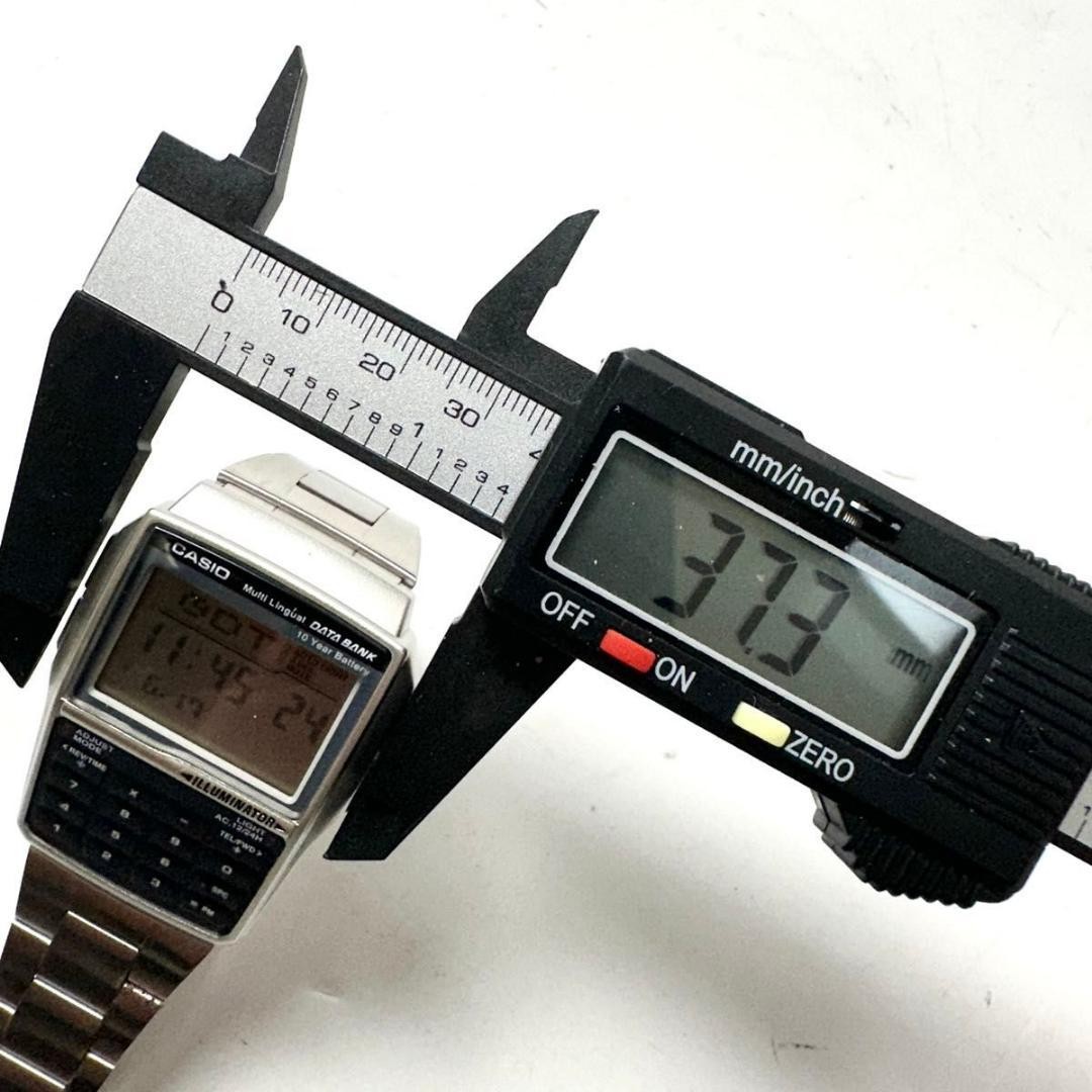 Casio DBC-32 Data Bank Digital Calculator Watch Stainless Steel